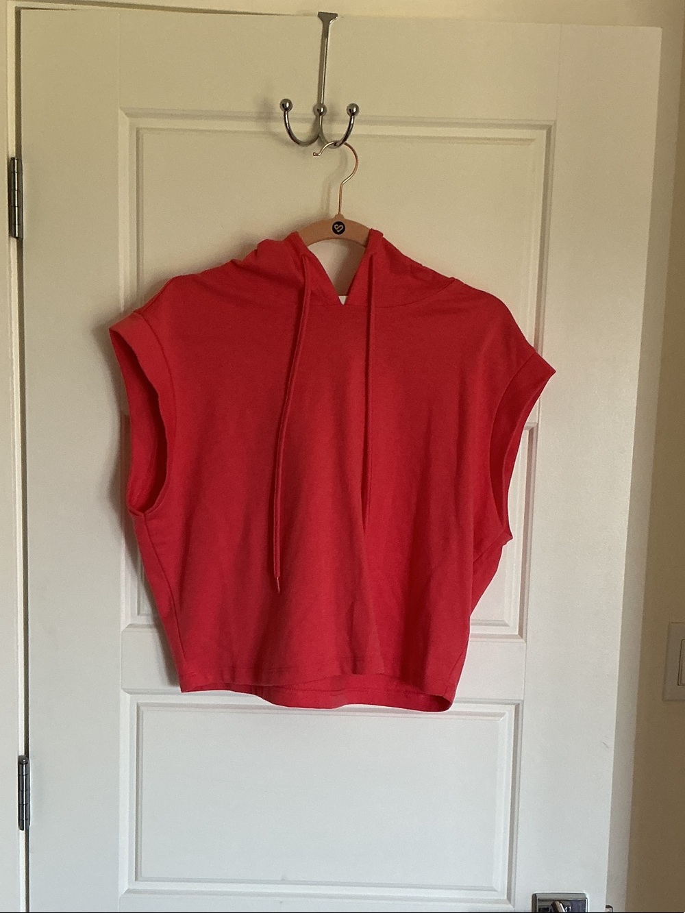 Only Sleeveless Drawstring Hoodie